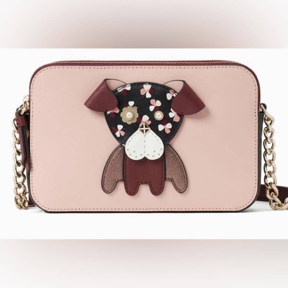 Kate Spade New York Floral Pup double sided Crossbody Bag - Picture 3 of 6